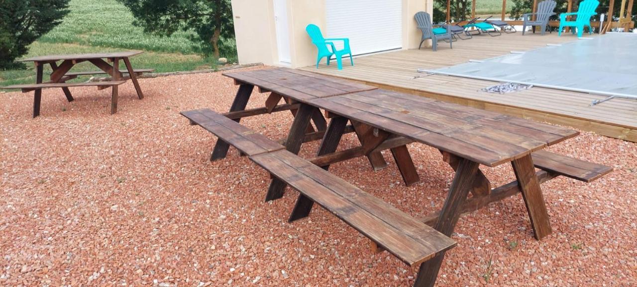Maison De Campagne, Bord De Lac, Piscine, Billard 11 Per Plieux Екстериор снимка